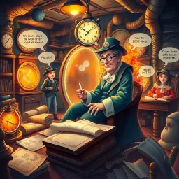 Chrono Chums: Who's There? - Text-based game