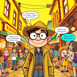 Comedy Mystery text games