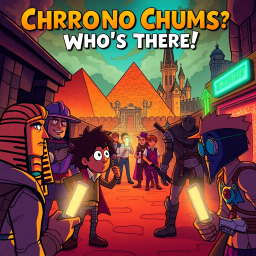 Chrono Chums: Who's There? - Text-based game