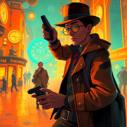 Chronochaser: Who's Time Is It Anyway? - Text-based game