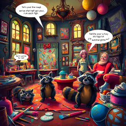 Whose Mess Is It Anyway? - Text-based game