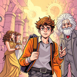 Chrono Chums: Who's There? - Text-based game