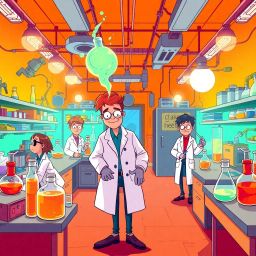 Whose Lab Is It Anyway? - Text-based game