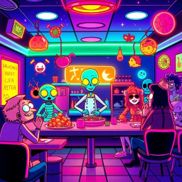 Galactic Diner: Spaced Out Squad
