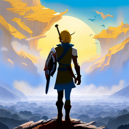 The Quest for the Golden Sheikah Slate - Text-based game