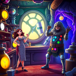 Chrono Chums: Who's There? - Text-based game
