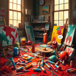 Whose Mess Is It Anyway? - Text-based game