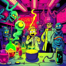 Whose Lab Is It Anyway? - Text-based game