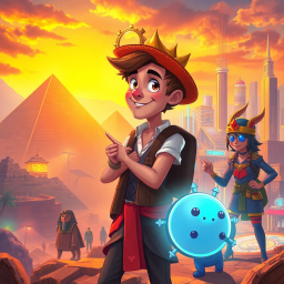 Chrono Chums: Who's There? - Text-based game