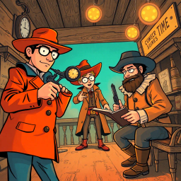 Chrono-Capers: Whose Time is it Anyway? - Text-based game