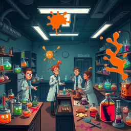 Lab Rascals: Who's the Genius Now? - Text-based game