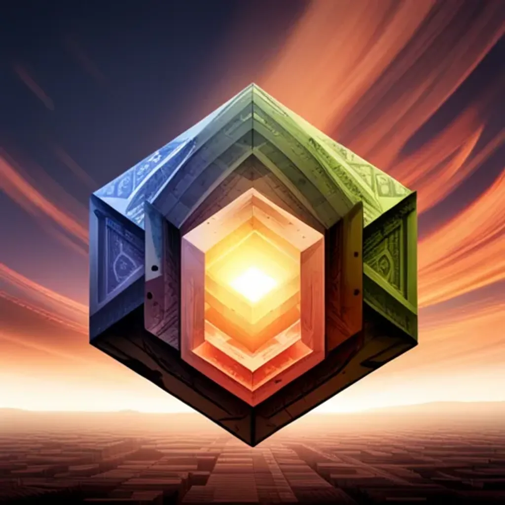 Spinning Math Cube