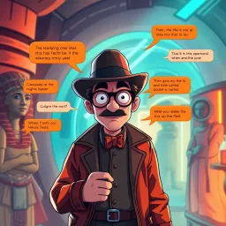 Chrono Chums: Who's There? - Text-based game