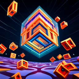 Spinning Glyph Cube - Text-based game