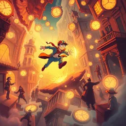 Chrono-Chase: Whose Time Is It Anyway? - Text-based game