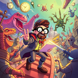 Chronochaos: Whose Time Is It Anyway? - Text-based game