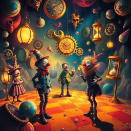 ChronoClowns: Whose Time Is It Anyway? - Text-based game