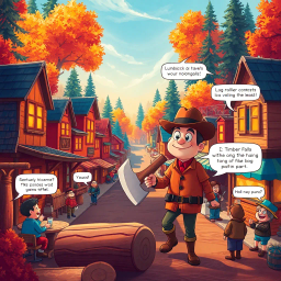 Log Jammin': Whose Logs Are These Anyway? - Text-based game