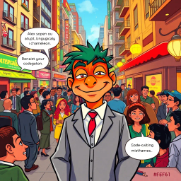 Code Switch Chronicles: Whose Hello Is It Anyway? - Text-based game