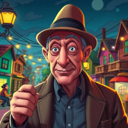 Whose Face Is This Anyway? - Text-based game