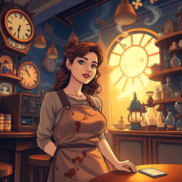 Chronochums: Who's There? - Text-based game