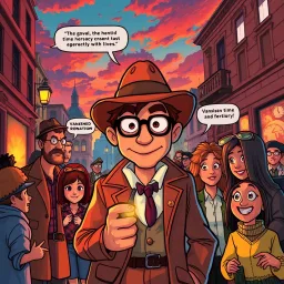 ChronoChums: Who's There? - Text-based game