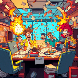 Whose Mayhem Is It Anyway? - Text-based game