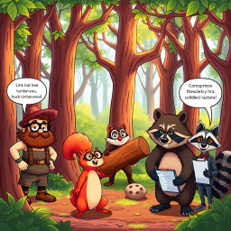 Log Jam: Whose Logs Are These, Anyway? - Text-based game