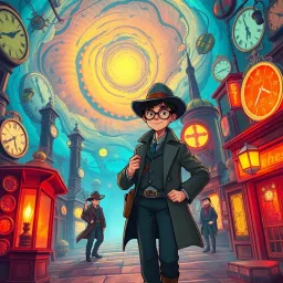 Chrono Chums: Who's There? - Text-based game