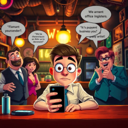 Whose Phone Is This, Anyway? - Text-based game