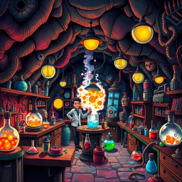 Lab Rascals: Who's the Genius Now? - Text-based game