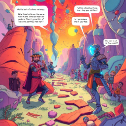 Paradoxical Chronicles: Whose Quest Is It Anyway? - Text-based game