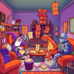 Odd Omens: A Comedy of Prophecies - Text-based game