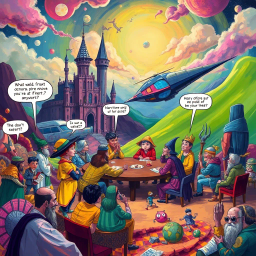 Metamayhem: Whose Adventure is it, Anyway? - Text-based game