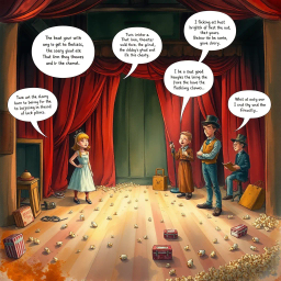 Echoes of the Lost Theater - Text-based game