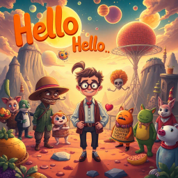 Worlds Unbound: Who's Hello Is It Anyway? - Text-based game