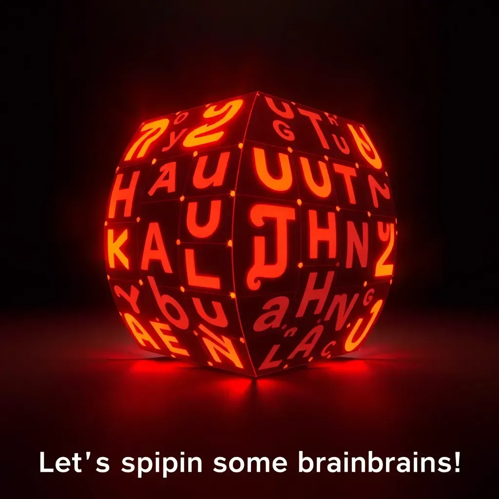 Spinning Glyphs