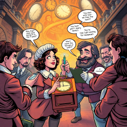 Chronoclash: Whose Time Is It Anyway? - Text-based game