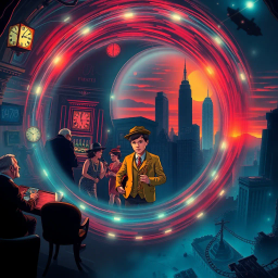 Time-travel Mystery text games