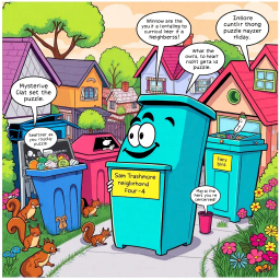 Whose Bin Is It Anyway? - Text-based game
