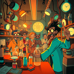 Whose Lab Is It Anyway? - Text-based game
