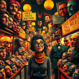Whose Face Is This Anyway? - Text-based game