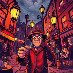 Whose Hellos Are These, Anyway? - Text-based game