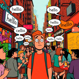 Whose Hellos Are These Anyway? - Text-based game