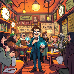 Chronochums: Who's Hello Is It Anyway? - Text-based game