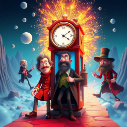 Chronochums: Who's Hello is it Anyway? - Text-based game