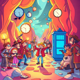 Chrono Chums: Who's Hello Is It Anyway? - Text-based game