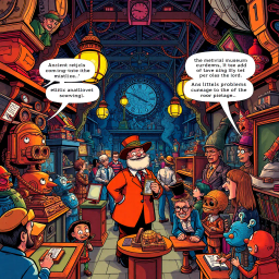 Relic Ruckus: Whose Is It Anyway? - Text-based game