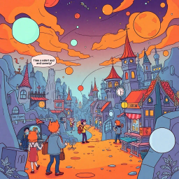 Chronochums: Who's There? - Text-based game
