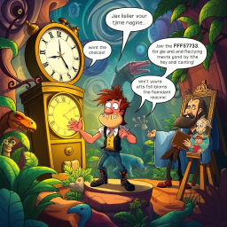 Chronochaos: Whose Time Is It Anyway? - Text-based game